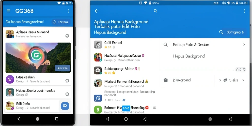 Antarmuka GG368 yang sederhana untuk menghapus latar belakang.