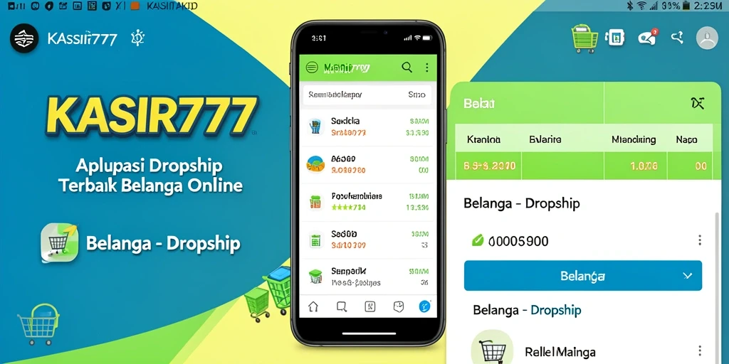 Antarmuka intuitif KASIR777 untuk bisnis dropship yang efisien.