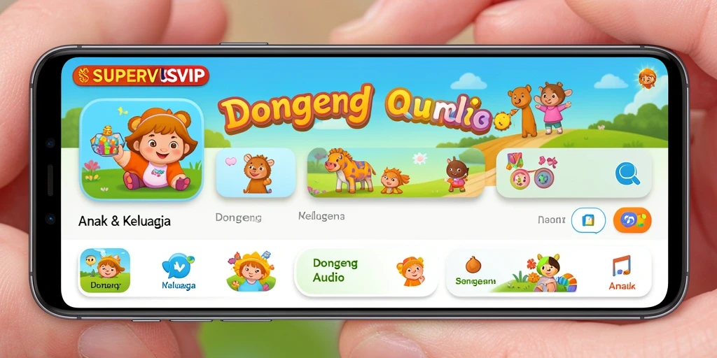Screenshot utama SUPERSVIP menampilkan antarmuka pengguna yang menarik dan mudah digunakan.